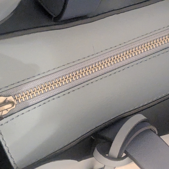 Kate Spade New York Mini Magnolia Tote Dawn Blue 15" X 10" - Picture 7 of 12